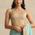 Golden tissue chanderi blouse