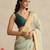 Green pure chanderi silk blouse
