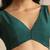 Green pure chanderi silk blouse