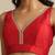 Pink embroidered pure chanderi silk blouse
