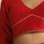Red pure chanderi silk blouse