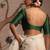 Green pure chanderi silk blouse