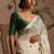Green pure chanderi silk blouse
