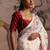 Red pure chanderi silk blouse