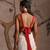 Red pure chanderi silk blouse