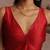 Red pure chanderi silk blouse