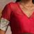Hot pink pure organza silk blouse