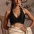 Black pure chanderi silk blouse