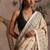 Black pure chanderi silk blouse