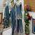 grey fendy silk embroidered stitched sharara kurta and duppta set