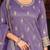 Ethnic Motifs Embroidered Round Neck Zari Straight Kurta & Palazzos With Dupatta