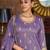 Ethnic Motifs Embroidered Round Neck Zari Straight Kurta & Palazzos With Dupatta