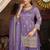 Ethnic Motifs Embroidered Round Neck Zari Straight Kurta & Palazzos With Dupatta