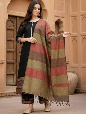 Women Regular Patchwork Liva Kurta with Palazzos & With Dupatta 1