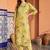 Women Floral Embroidered Regular Beads and Stones Kurta with Trousers