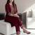 Women Ethnic Motifs Embroidered Regular Thread Work Kurta with Trousers