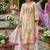 Women Floral Embroidered Regular Thread Work Kurta with Trousers & With Dupatta