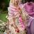 Women Floral Embroidered Regular Thread Work Kurta with Trousers & With Dupatta