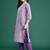 Leheriya Printed Thread Work Pure Cotton Kurta With Trousers & Dupatta