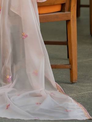 Women Ethnic Motifs Embroidered Regular Thread Work Kurta with Trousers & With Dupatta 6