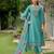 Women Floral Embroidered Regular Thread Work Kurta with Trousers & With Dupatta