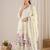 Women Floral Printed Regular Beads and Stones Pure Cotton Kurta Set