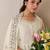 Women Floral Printed Regular Beads and Stones Pure Cotton Kurta Set