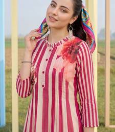 Women Printed Regular Pure Cotton Kurta with Trousers
