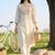 Women Floral Embroidered Regular Thread Work Pure Cotton Kurta with Trousers
