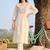 Women Floral Embroidered Regular Thread Work Pure Cotton Kurta with Trousers