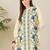 Floral Embroidered Mandarin Collar Thread Work Straight Cotton Kurta & Palazzos