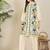 Floral Embroidered Mandarin Collar Thread Work Straight Cotton Kurta & Palazzos