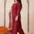 Women Regular Kurta with Trousers & With Dupatta