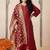 Women Regular Kurta with Trousers & With Dupatta