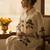 Women Floral Embroidered Regular Thread Work Pure Cotton Kurta with Trousers