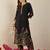 Women Ethnic Motifs Printed Pleated Thread Work Pure Cotton Kurta with Trousers