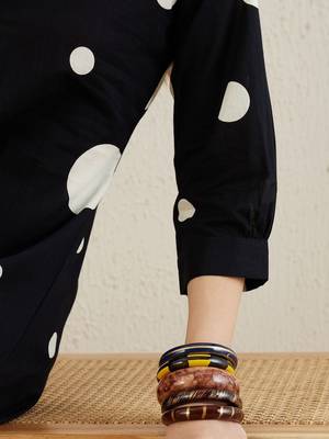 Women Printed Regular Pure Cotton Kurta with Trousers 3