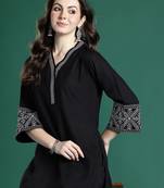 Ethnic Motifs Embroidered Regular Kurta with Trousers