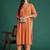 Printed Empire Pure Cotton Kurta with Trousers