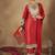 Women Ethnic Motifs Embroidered Regular Kurta with Trousers & With Dupatta