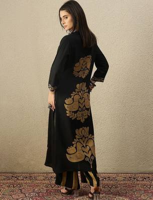 Women Ethnic Motifs Printed Regular Sequinned Kurta with Palazzos 6