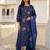 Women Floral Embroidered Regular Thread Work Kurta with Trousers & With Dupatta