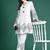 Floral Printed Pleated Mirror Work Pure Cotton Kurta with Palazzos