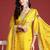 Floral Embroidered Sequinned Kurta With Trousers & Dupatta