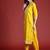 Floral Embroidered Sequinned Kurta With Trousers & Dupatta