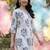 Women Floral Printed Regular Pure Cotton Kurta with Trousers
