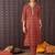 Women Ethnic Motifs Printed Straight Pure Cotton Kurta with Trouser