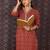 Women Ethnic Motifs Printed Straight Pure Cotton Kurta with Trouser
