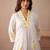 Women Floral Embroidered Regular Thread Work Pure Cotton Kurta with Trousers & With Dupatta