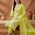 Women Floral Printed Regular Thread Work Pure Cotton Kurta with Trousers